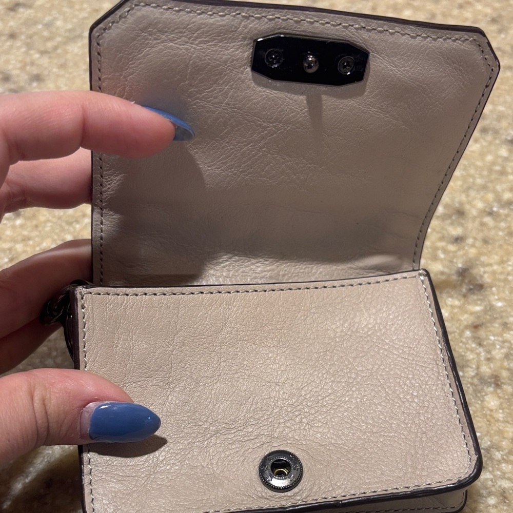 Rebecca Minkoff Quilted Leather Wallet in Taupe - Picture 6 of 7